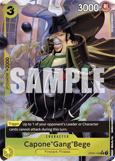 Capone"Gang"Bege (OP04-100) (Full Art) OP04-100 Premium Booster -The Best- Card