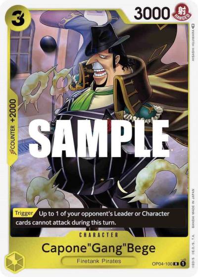 Capone"Gang"Bege OP04-100 Kingdoms of Intrigue Card