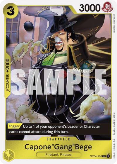 Capone"Gang"Bege (OP04-100) (Reprint) OP04-100 Premium Booster -The Best- Card