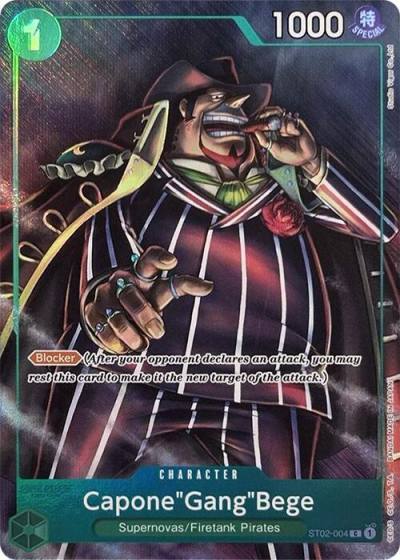 Capone"Gang"Bege (Premium Card Collection -Best Selection Vol. 2-) ST02-004 One Piece Promotion Cards Card
