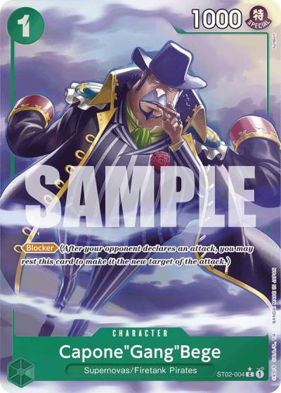 Capone"Gang"Bege (ST02-004) (Alternate Art) ST02-004 Premium Booster -The Best- Card