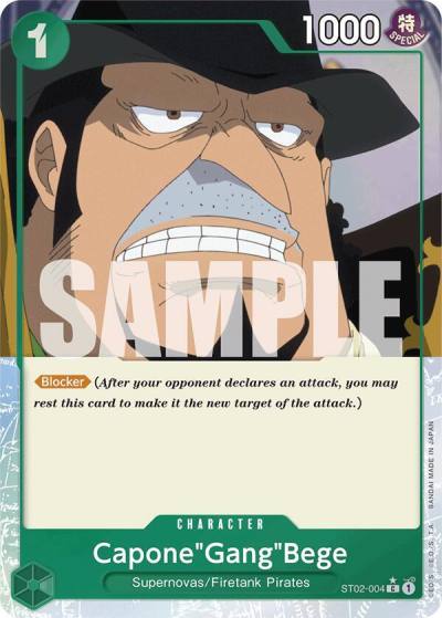 Capone"Gang"Bege (ST02-004) (Full Art) ST02-004 Premium Booster -The Best- Card