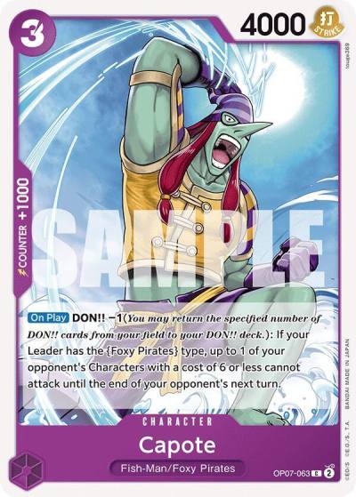 Capote OP07-063 500 Years in the Future Card