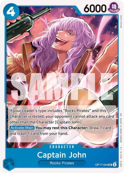 Captain John OP17-044 The World's Strongest Warriors Card