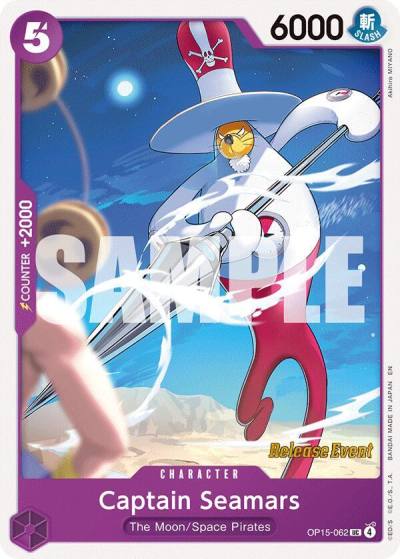 Captain Seamars OP15-062 Adventure on Kami's Island Release Event Cards Card