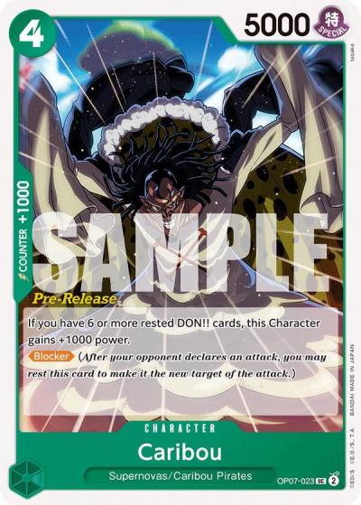 Caribou OP07-023 500 Years in the Future Pre-Release Cards Card