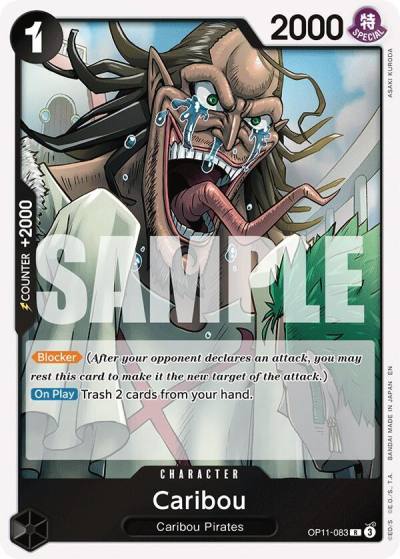 Caribou OP11-083 A Fist of Divine Speed Card