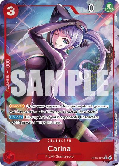 Carina (Parallel) OP07-005 500 Years in the Future Card