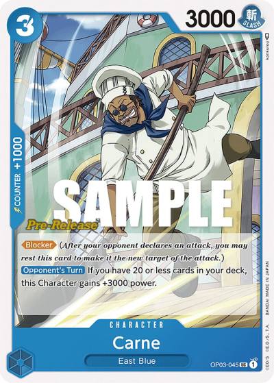 Carne OP03-045 Pillars of Strength Pre-Release Cards Card