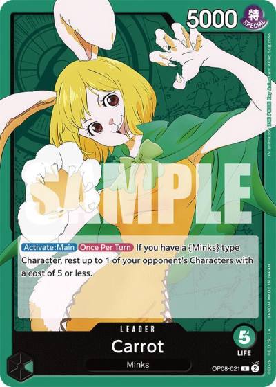Carrot (021) OP08-021 Two Legends Card