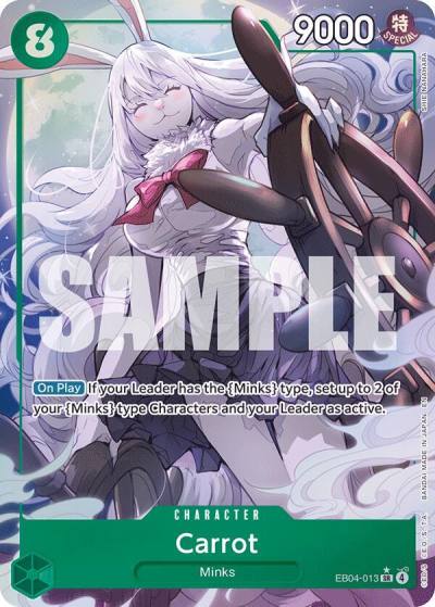 Carrot (Alternate Art) EB04-013 The Azure Sea's Seven Card