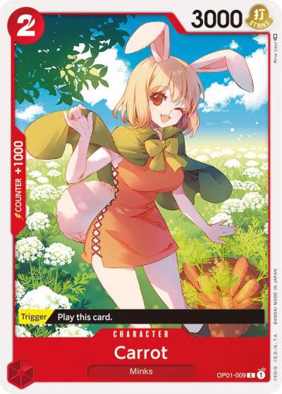 Carrot OP01-009 Romance Dawn Card