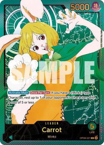 Carrot (SP) OP08-021 Extra Booster: Anime 25th Collection Card