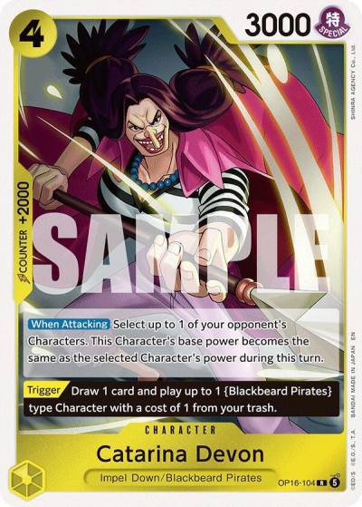Catarina Devon OP16-104 The Time of Battle Card