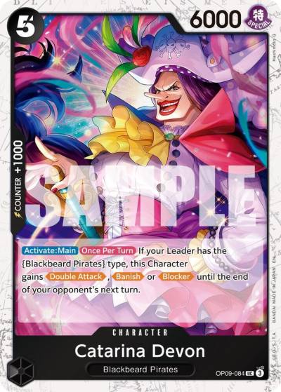 Catarina Devon (Pirate Foil) OP09-084 Premium Booster -The Best- Vol. 2 Card
