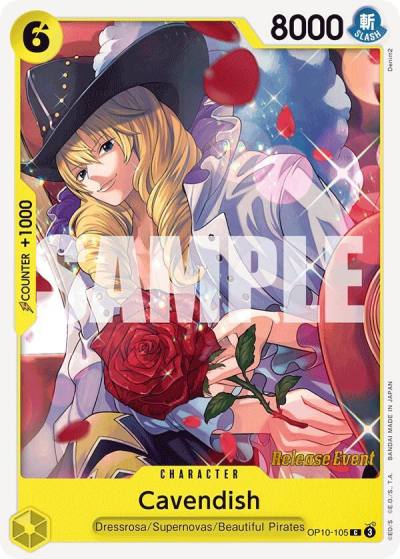 Cavendish (105) OP10-105 Royal Blood Release Event Cards Card