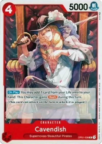Cavendish OP01-008 One Piece Demo Deck Cards Card
