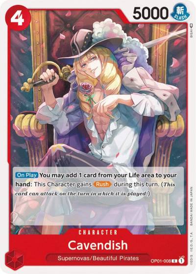 Cavendish OP01-008 Romance Dawn Card