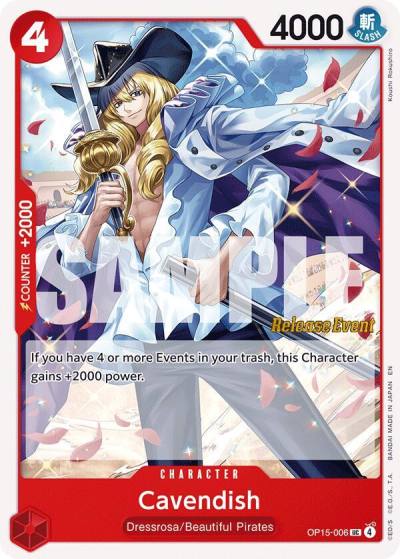 Cavendish OP15-006 Adventure on Kami's Island Release Event Cards Card