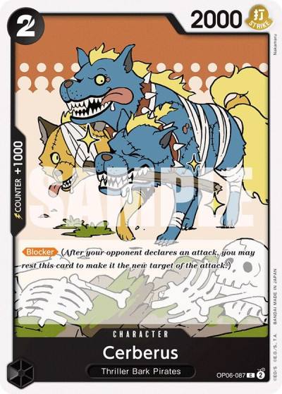 Cerberus OP06-087 Wings of the Captain Card
