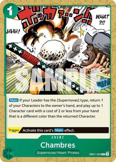 Chambres EB01-020 Extra Booster: Memorial Collection Card