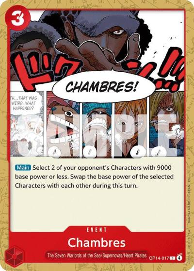 Chambres OP14-017 The Azure Sea's Seven Card