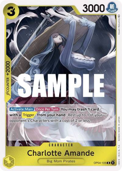 Charlotte Amande OP04-105 Kingdoms of Intrigue Card