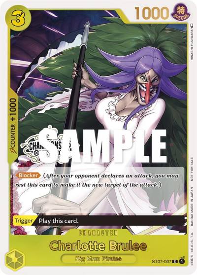 Charlotte Brulee (Store Championship Participation Pack) ST07-007 One Piece Promotion Cards Card