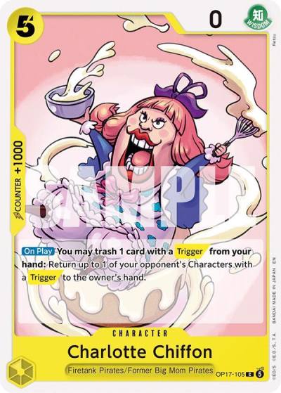 Charlotte Chiffon OP17-105 The World's Strongest Warriors Card