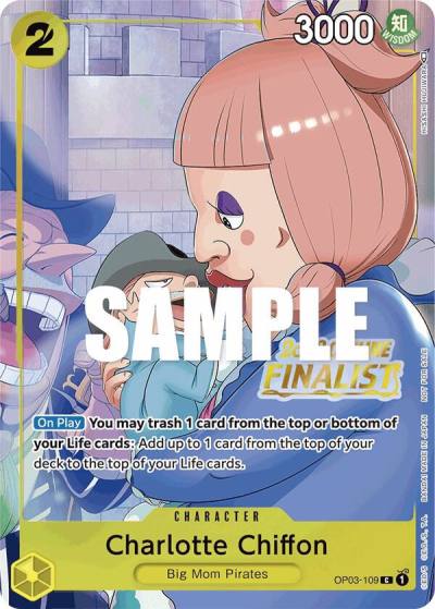 Charlotte Chiffon (Offline Regional 2023) [Finalist] OP03-109 One Piece Promotion Cards Card