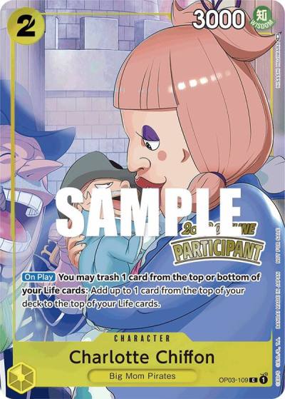 Charlotte Chiffon (Offline Regional 2023) [Participant] OP03-109 One Piece Promotion Cards Card