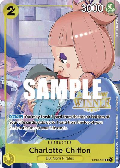 Charlotte Chiffon (Offline Regional 2023) [Winner] OP03-109 One Piece Promotion Cards Card