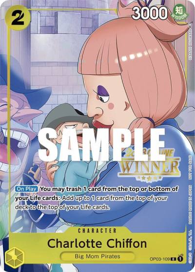 Charlotte Chiffon (Online Regional 2023) [Winner] OP03-109 One Piece Promotion Cards Card