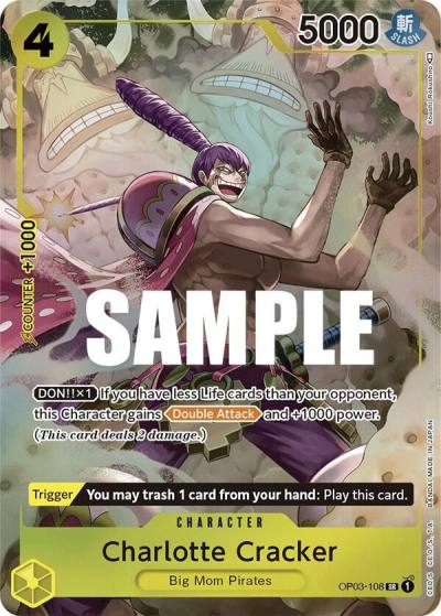 Charlotte Cracker (Alternate Art) OP03-108 Pillars of Strength Card