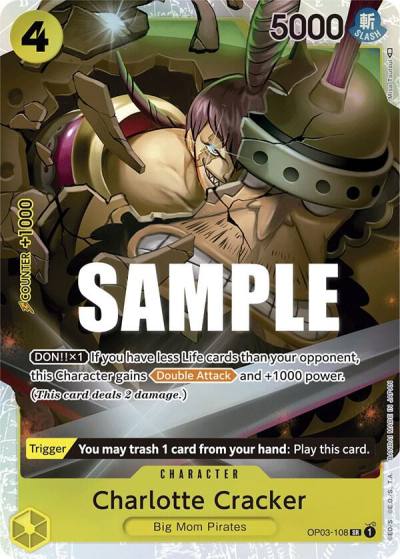 Charlotte Cracker OP03-108 Pillars of Strength Card