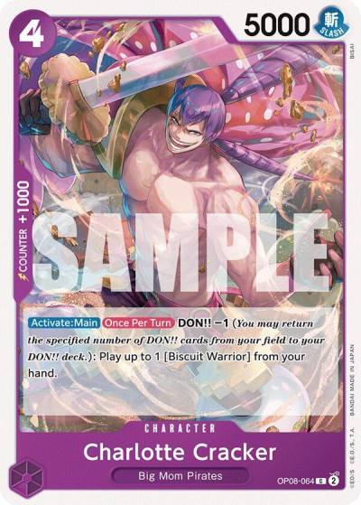 Charlotte Cracker OP08-064 Two Legends Card