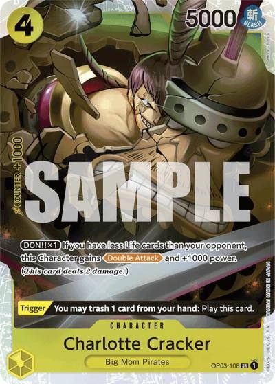 Charlotte Cracker (Reprint) OP03-108 Premium Booster -The Best- Card
