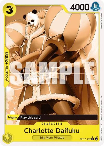 Charlotte Daifuku (Pandaman Art) OP17-107 The World's Strongest Warriors Card