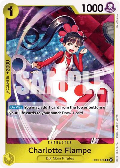 Charlotte Flampe EB01-056 Extra Booster: Memorial Collection Card