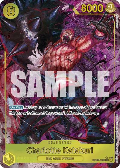 Charlotte Katakuri (Alternate Art) OP03-123 Premium Booster -The Best- Card