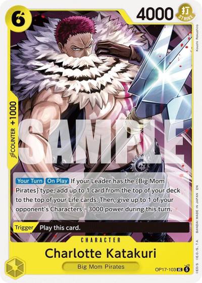Charlotte Katakuri OP17-103 The World's Strongest Warriors Card
