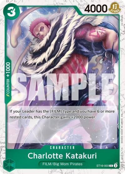 Charlotte Katakuri (Pirate Foil) ST16-003 Premium Booster -The Best- Vol. 2 Card