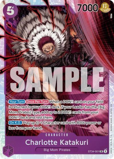 Charlotte Katakuri (ST34-001) ST34-001 Starter Deck 34: PURPLE Charlotte Katakuri Card