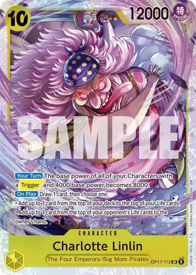 Charlotte Linlin (112) OP17-112 The World's Strongest Warriors Card