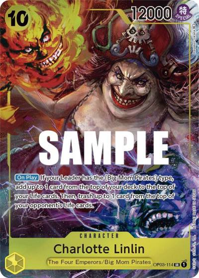 Charlotte Linlin (114) (Alternate Art) OP03-114 Pillars of Strength Card