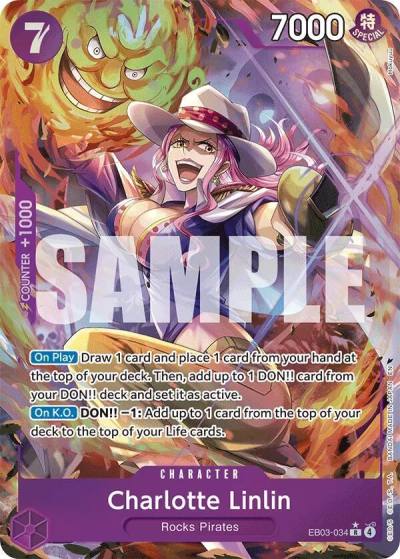 Charlotte Linlin (Alternate Art) EB03-034 Extra Booster: One Piece Heroines Edition Card