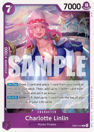Charlotte Linlin EB03-034 Extra Booster: One Piece Heroines Edition Card