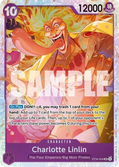 Charlotte Linlin ST34-004 Starter Deck 34: PURPLE Charlotte Katakuri Card