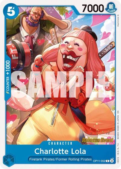 Charlotte Lola OP11-052 A Fist of Divine Speed Release Event Cards Card
