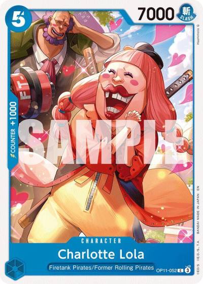 Charlotte Lola OP11-052 A Fist of Divine Speed Card